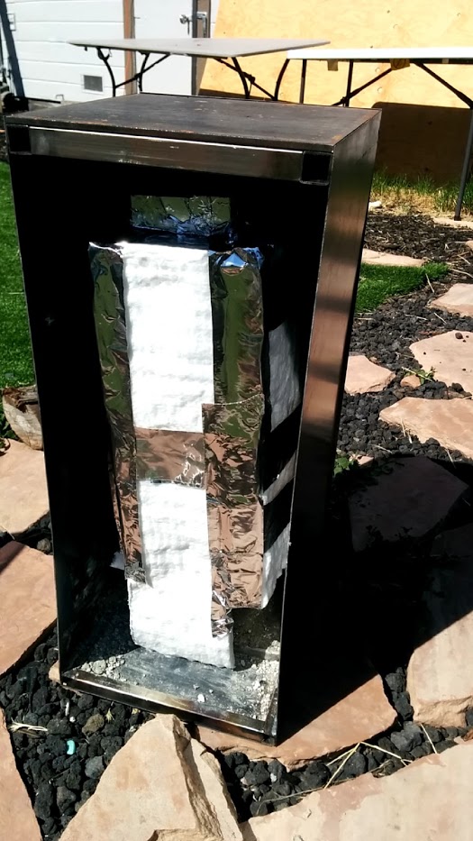 Ceramic insulation around the riser